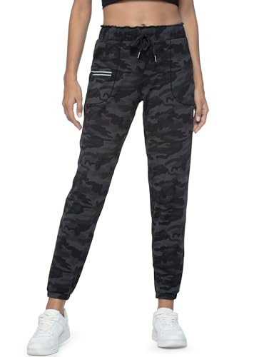 Haowind Joggers for Women with Pockets Elastic Waist Workout Sport Gym Pants Comfy Lounge Yoga Running Pants