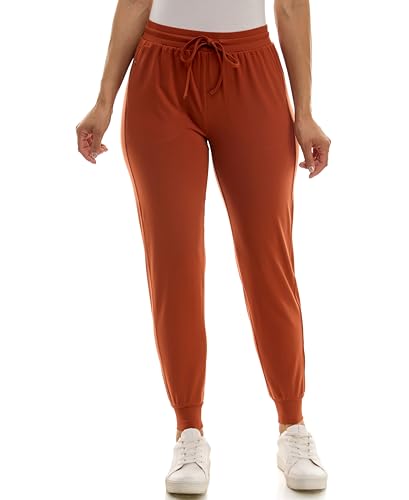 Zac & Rachel Women’s Pull on Jogger Pant with Tie Front and Side Pockets