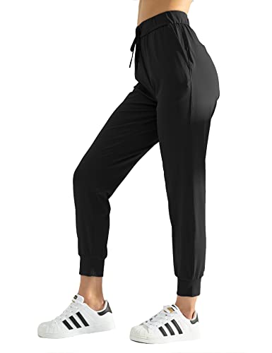 AJISAI Women’s Joggers Pants Drawstring Running Sweatpants with Pockets Lounge Wear
