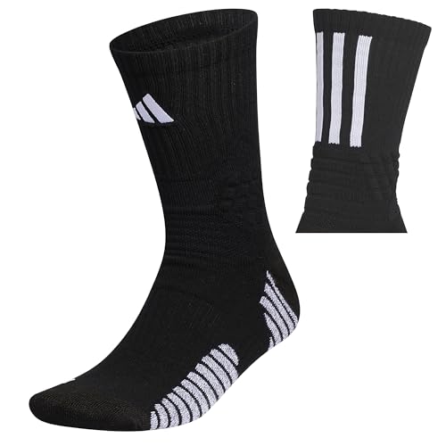 adidas Select Basketball Crew Socks (1 pair) for team sports, boys girls men women
